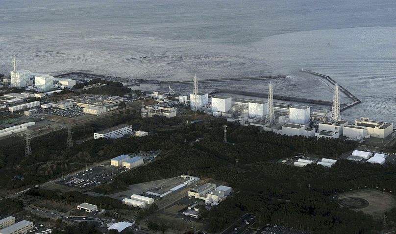 A photo taken around two hours after an earthquake and tsunami at the Fukushima Daiichi nuclear power station, 11 March, 2011
